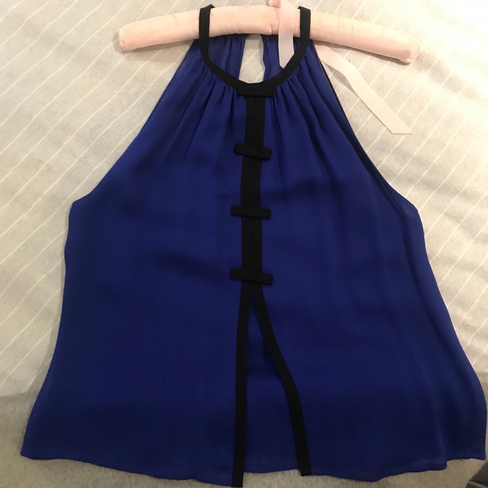 Bird Silk Chiffon Top